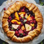 4th of July Stone Fruit and Berry Galette