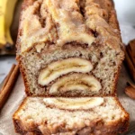 Easy Snacks Flourless Cinnamon Swirl Banana Bread