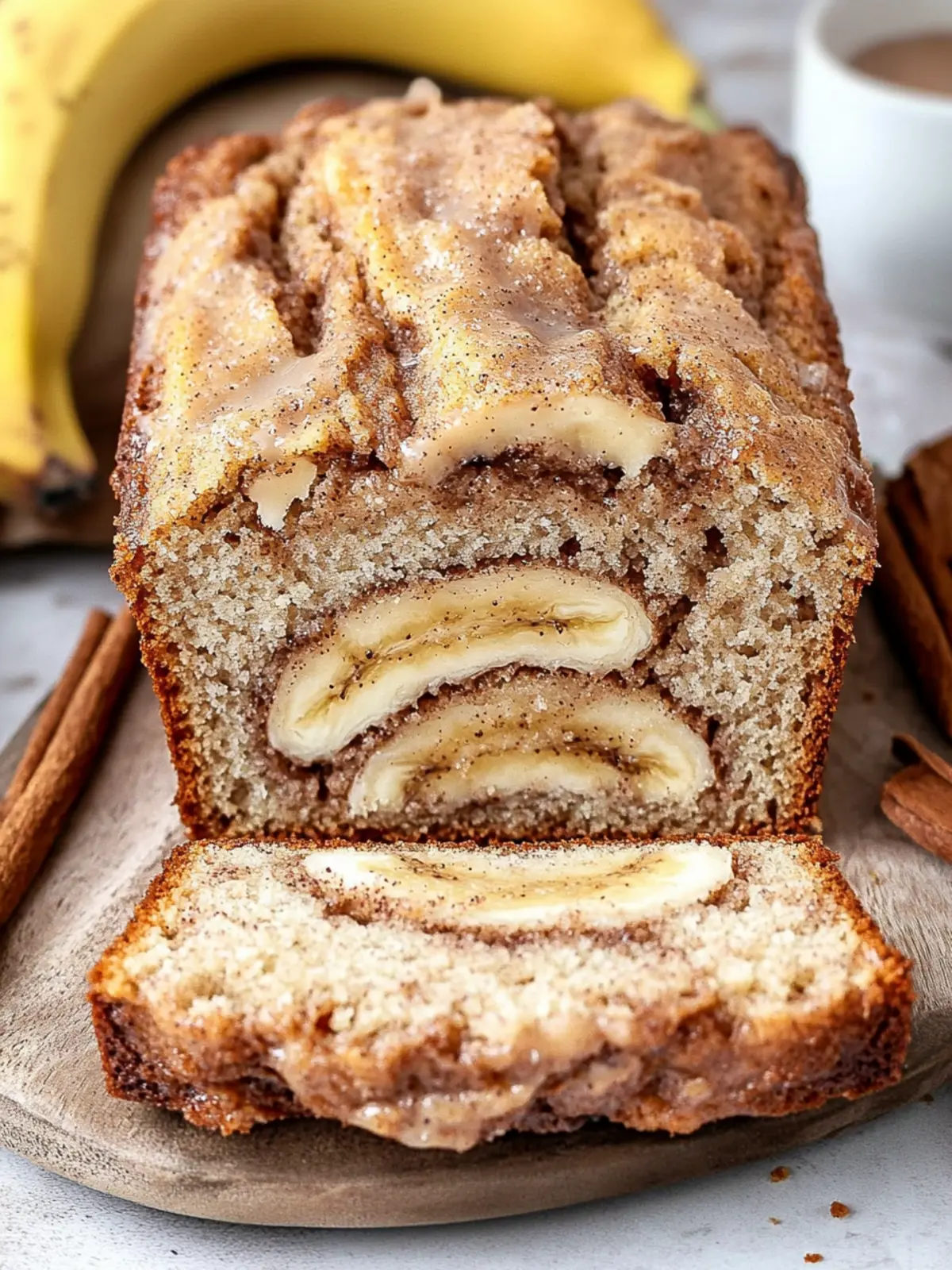 Easy Snacks Flourless Cinnamon Swirl Banana Bread