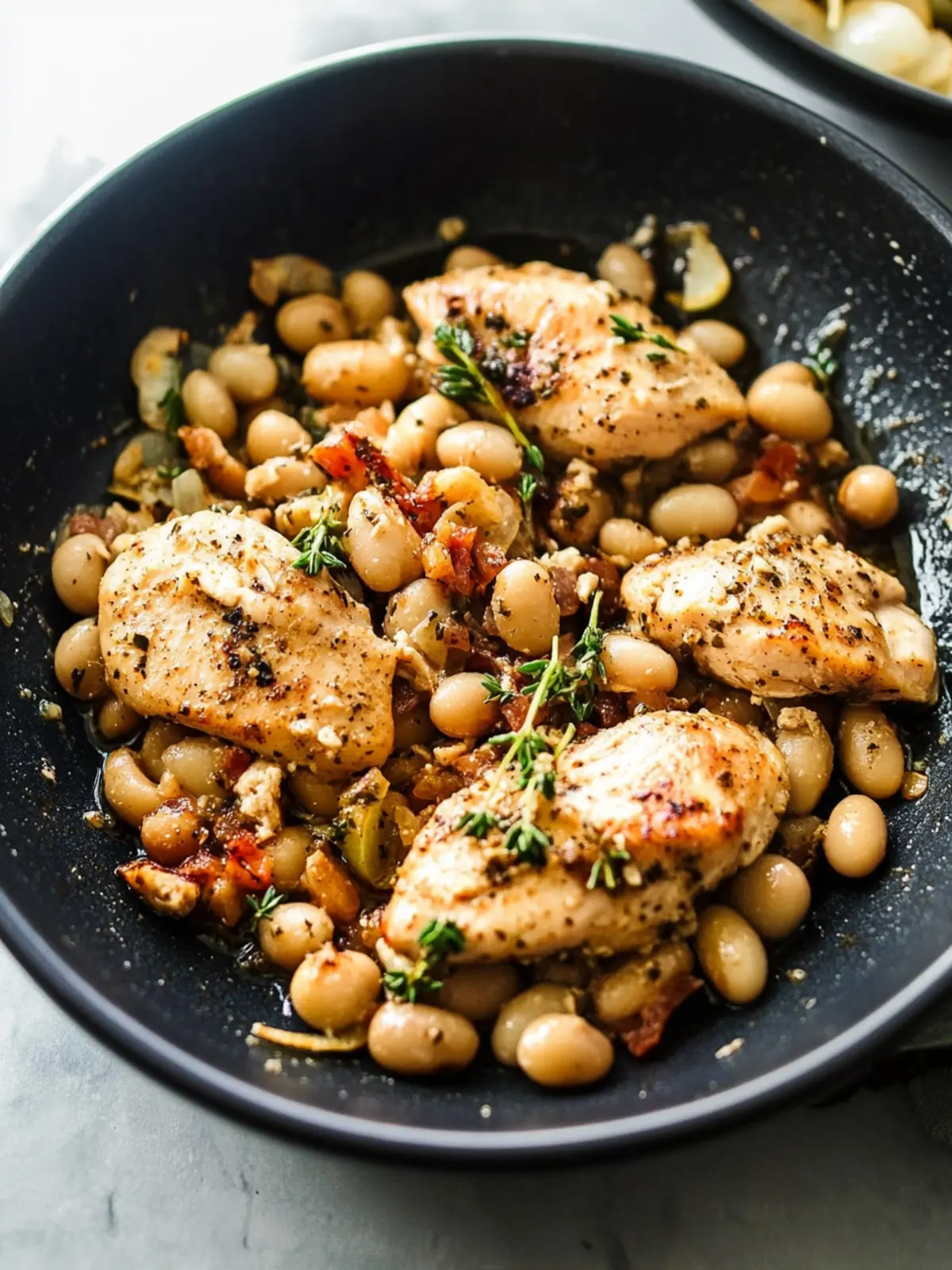 High protein 10-Minute Herbed Chicken & Cannellini