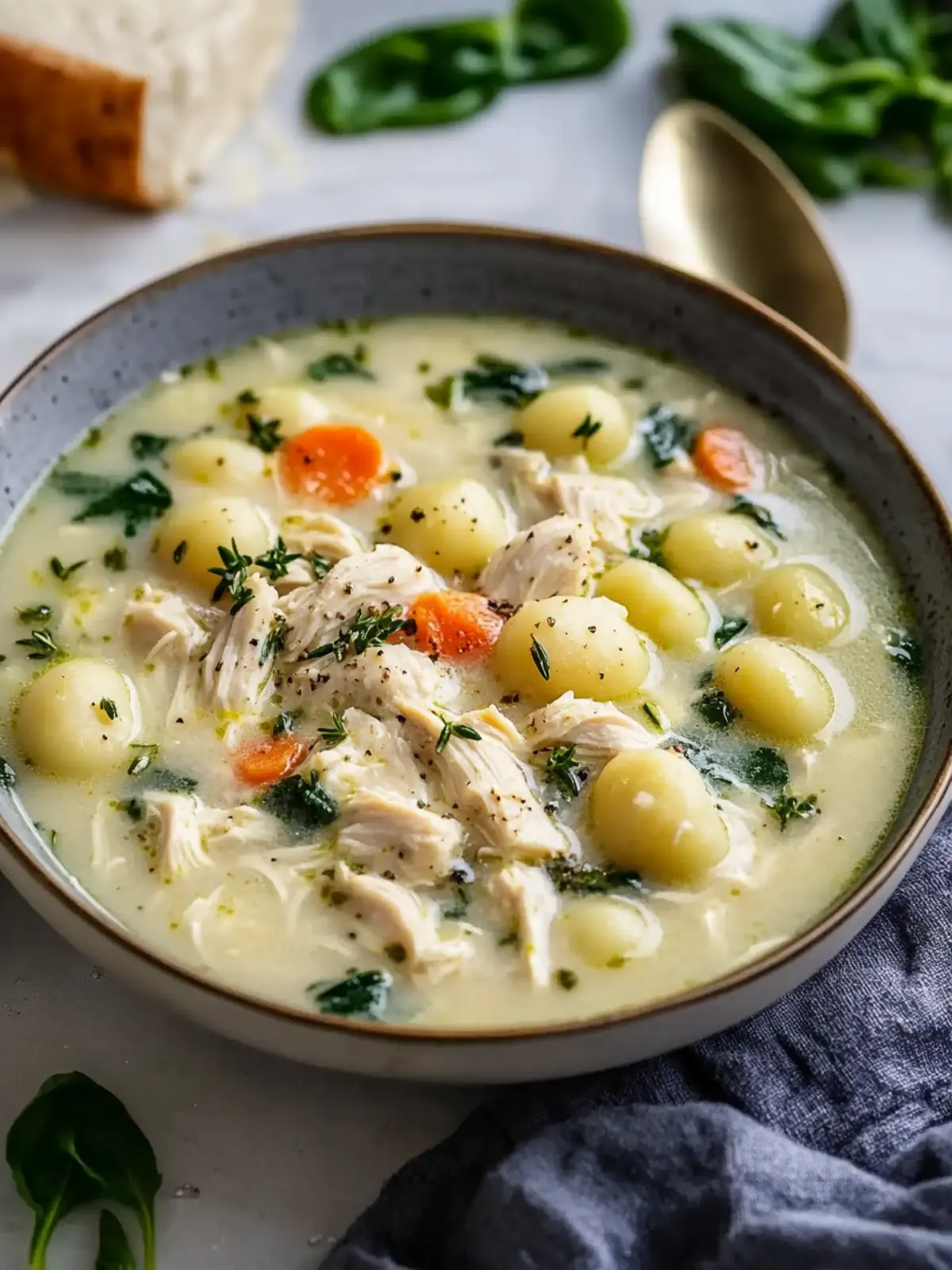 Crockpot Chicken Gnocchi Soup
