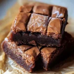 Mochi Brownies (Molten Chocolate Rice Cake)