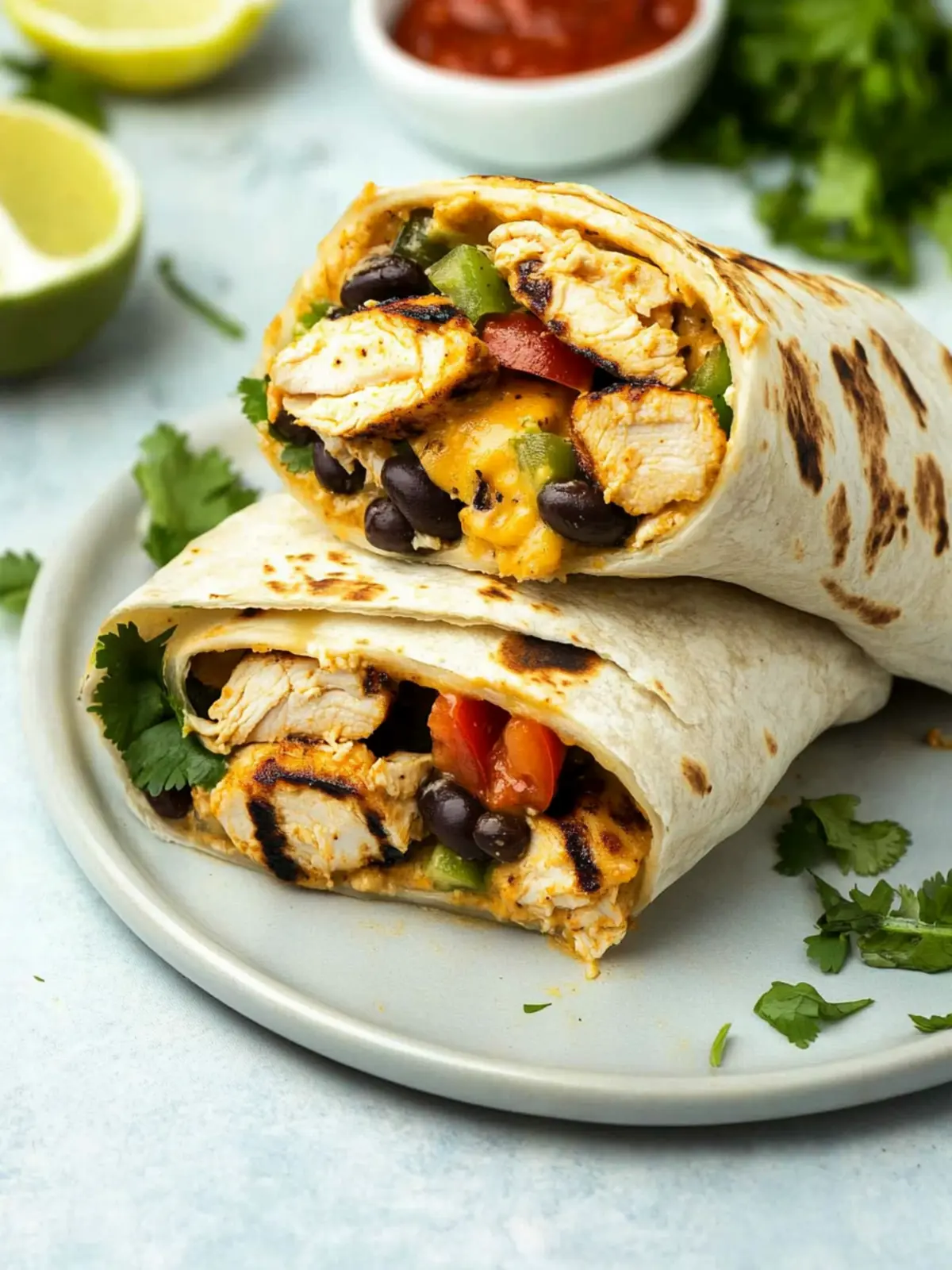 Chipotle Ranch Grilled Chicken Burrito