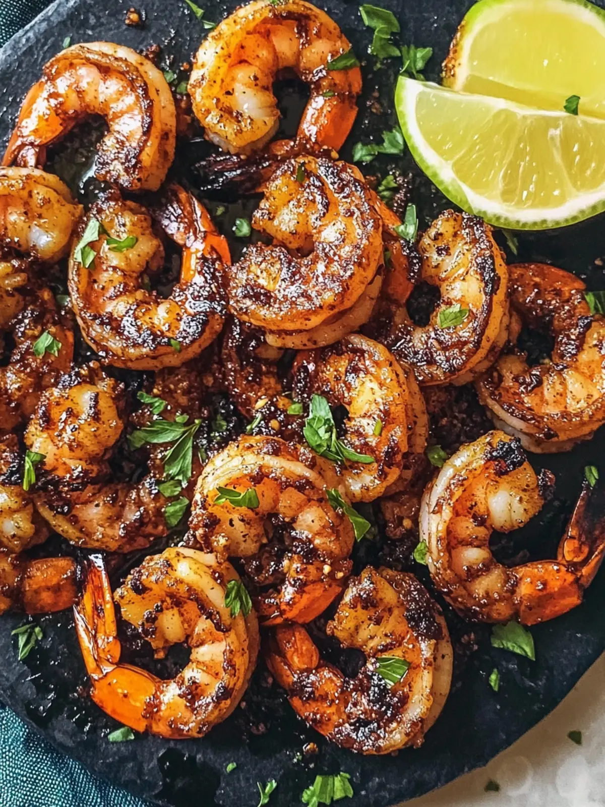 Simple Grilled Jerk Shrimp