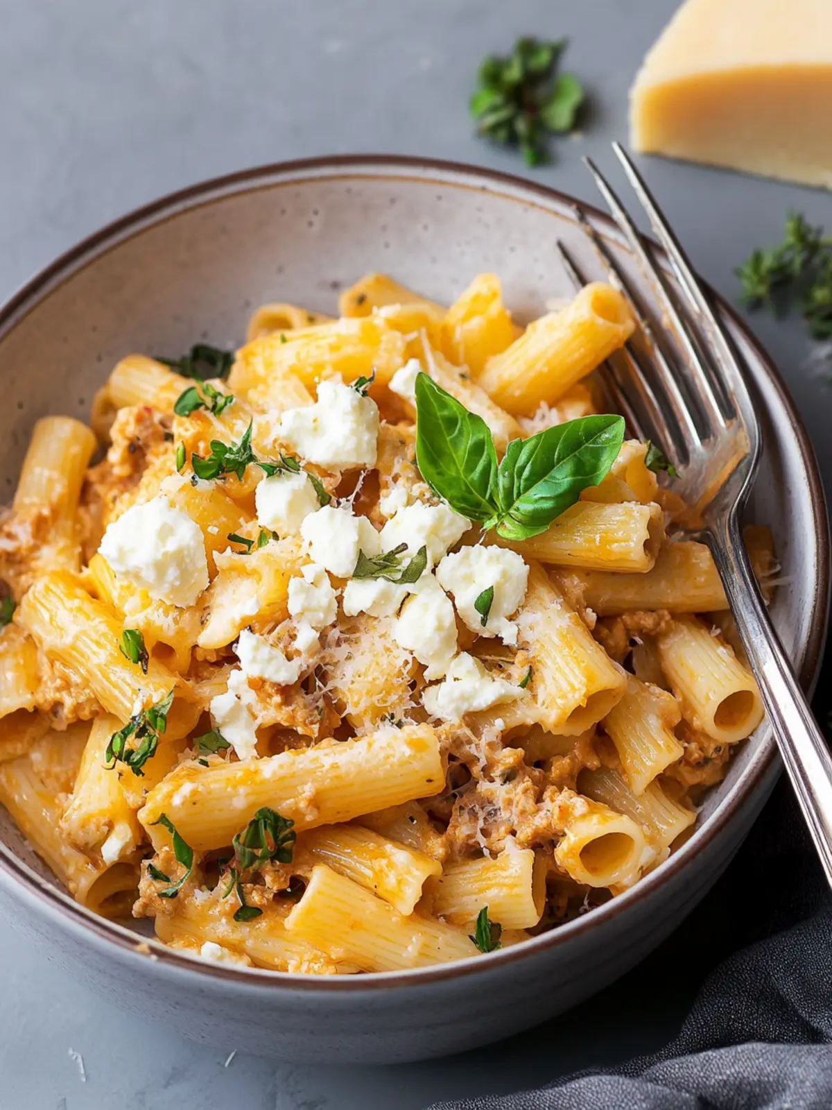 Cottage Cheese Pasta