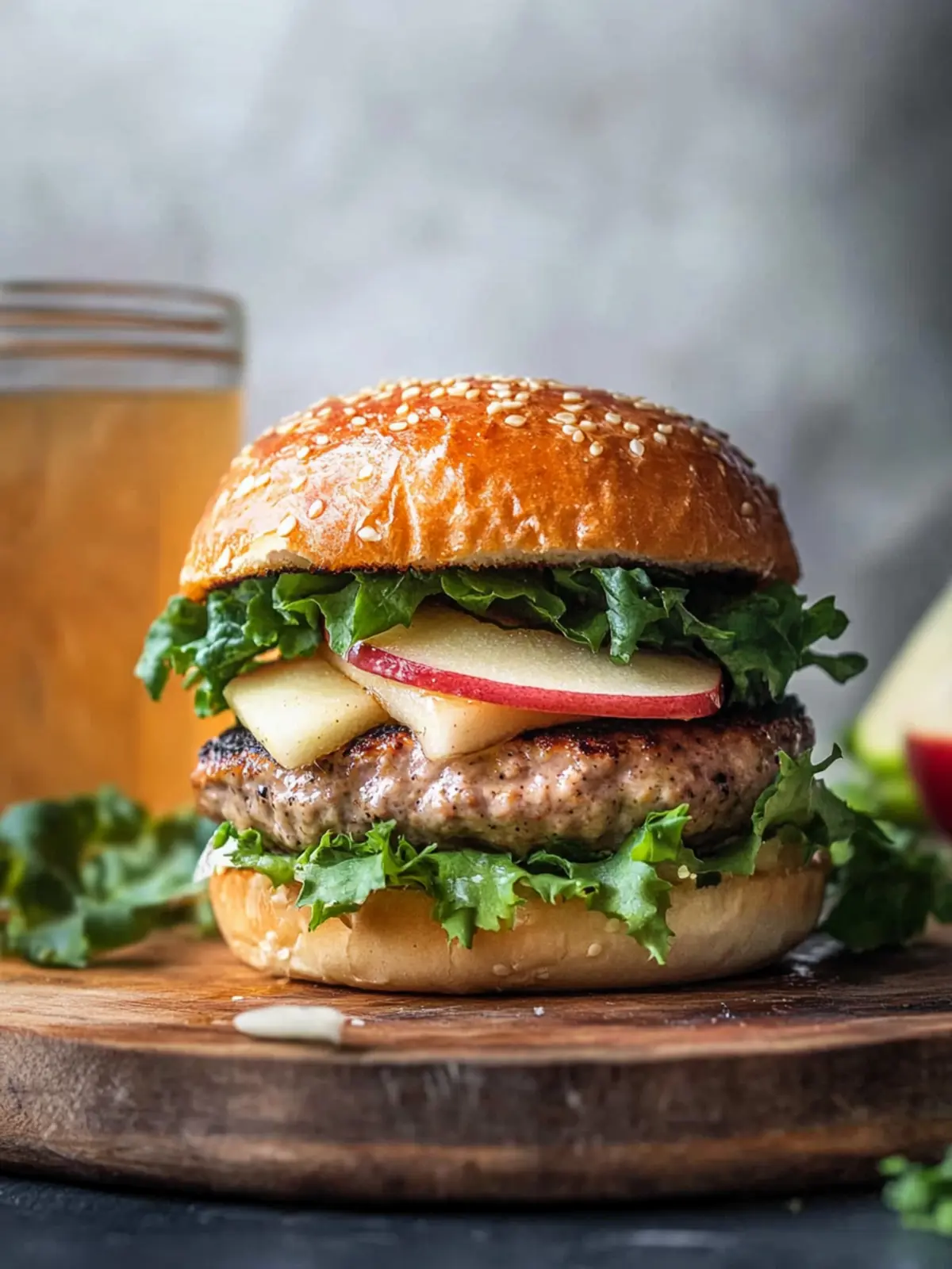 Apple Turkey Burgers