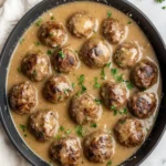 Whole30 Swedish Meatballs with Gravy (Paleo, Gluten Free)
