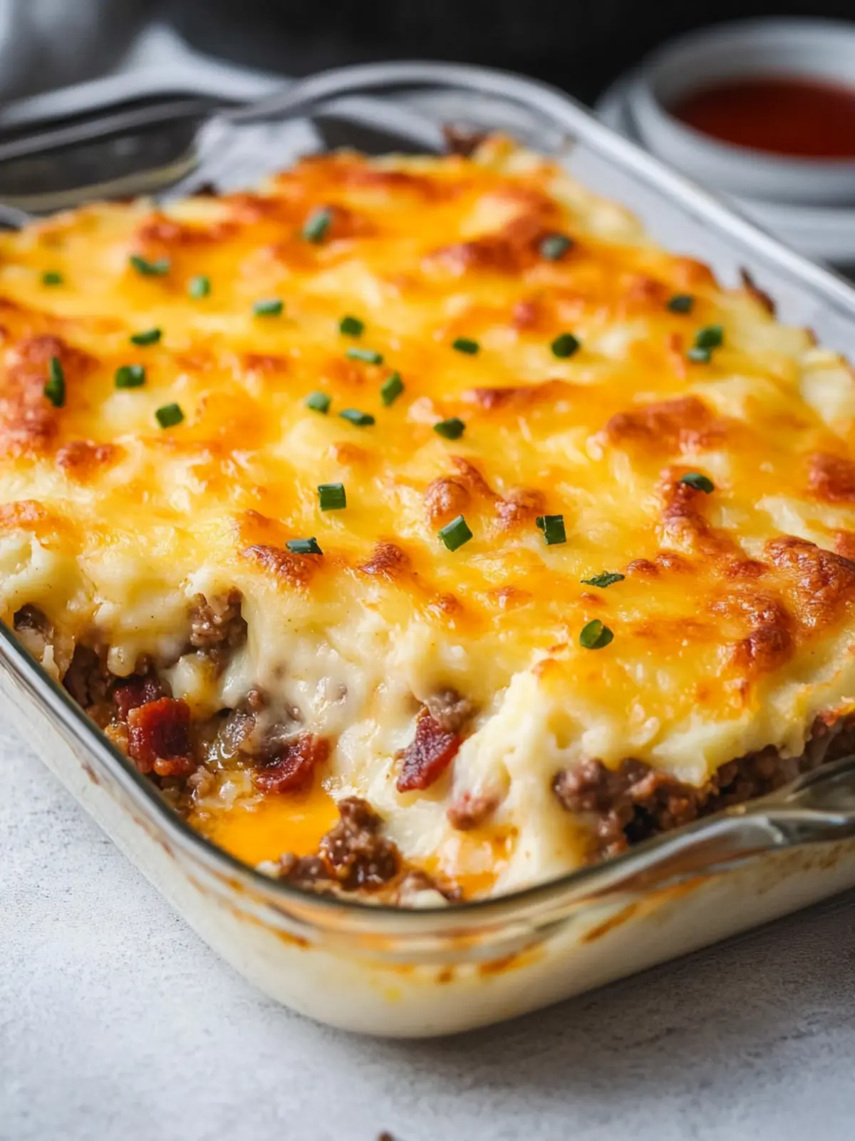 Bacon Cheeseburger Shepherd’s Pie