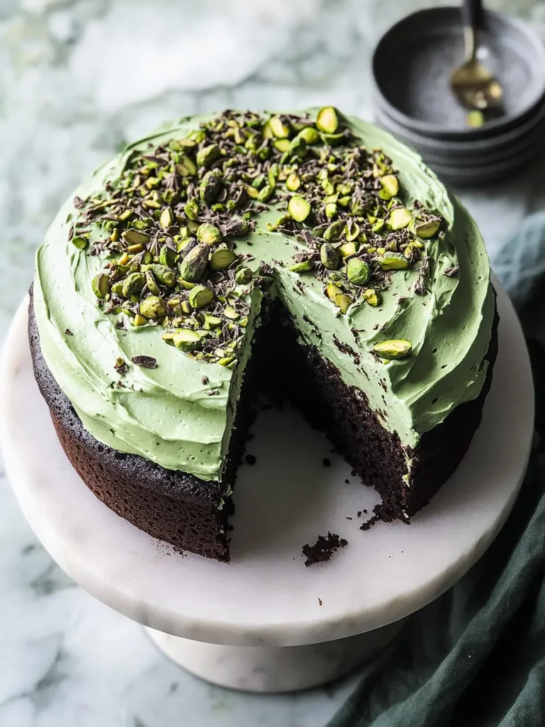 Chocolate Pistachio Cake
