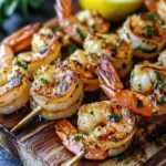 Savory Garlic Butter Grilled Shrimp Skewers Easy Recipe for Perfect BBQ