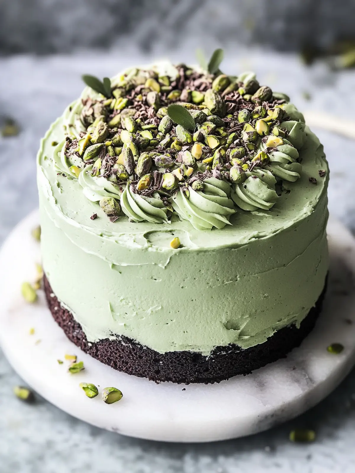 Chocolate Pistachio Cake