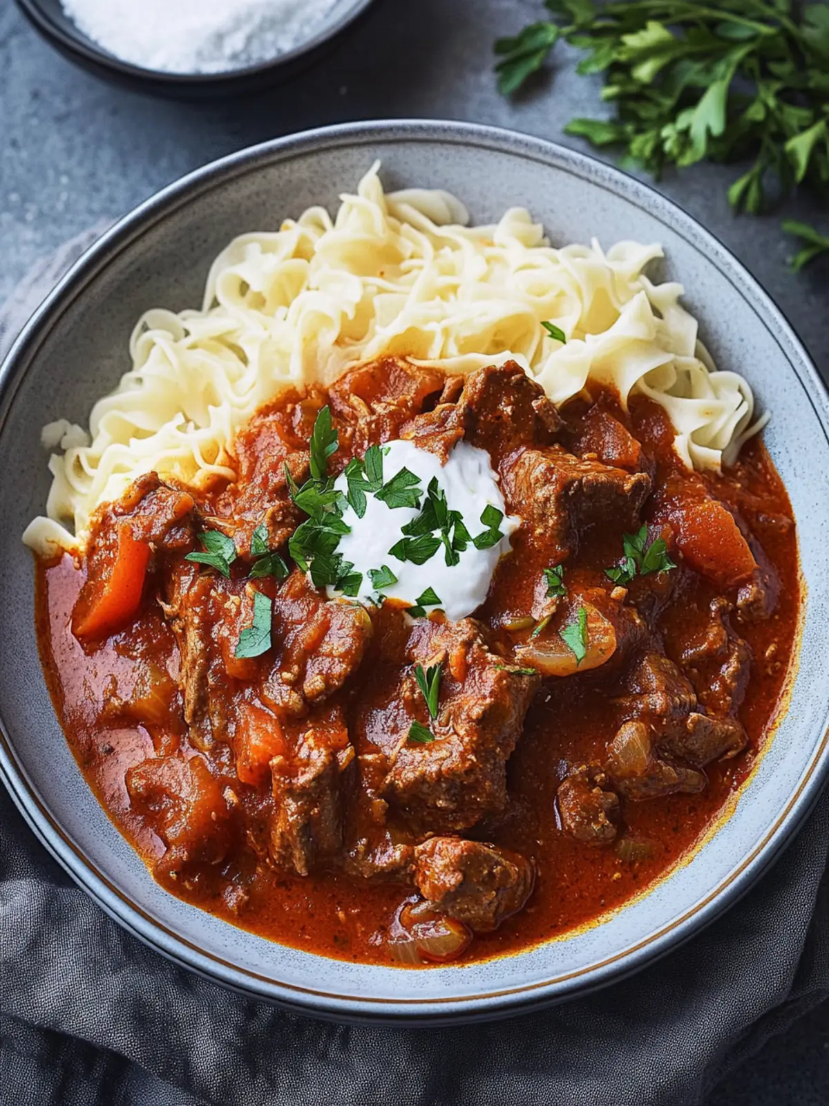 Beef Paprikash