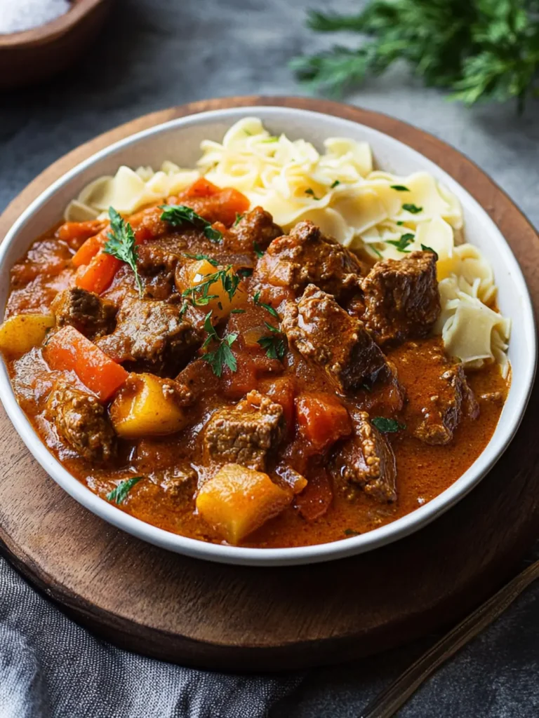 Beef Paprikash