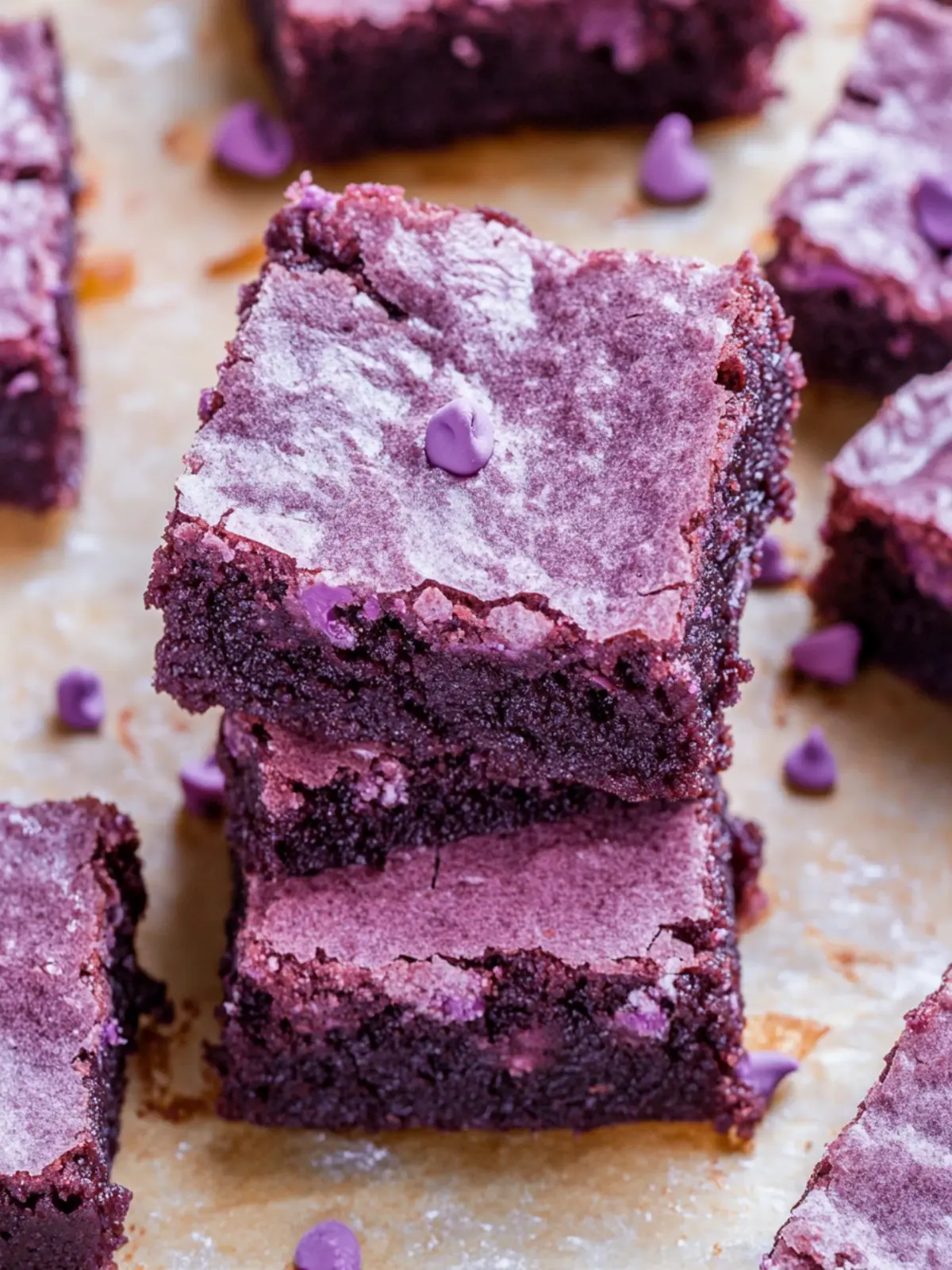 Ube Brownies