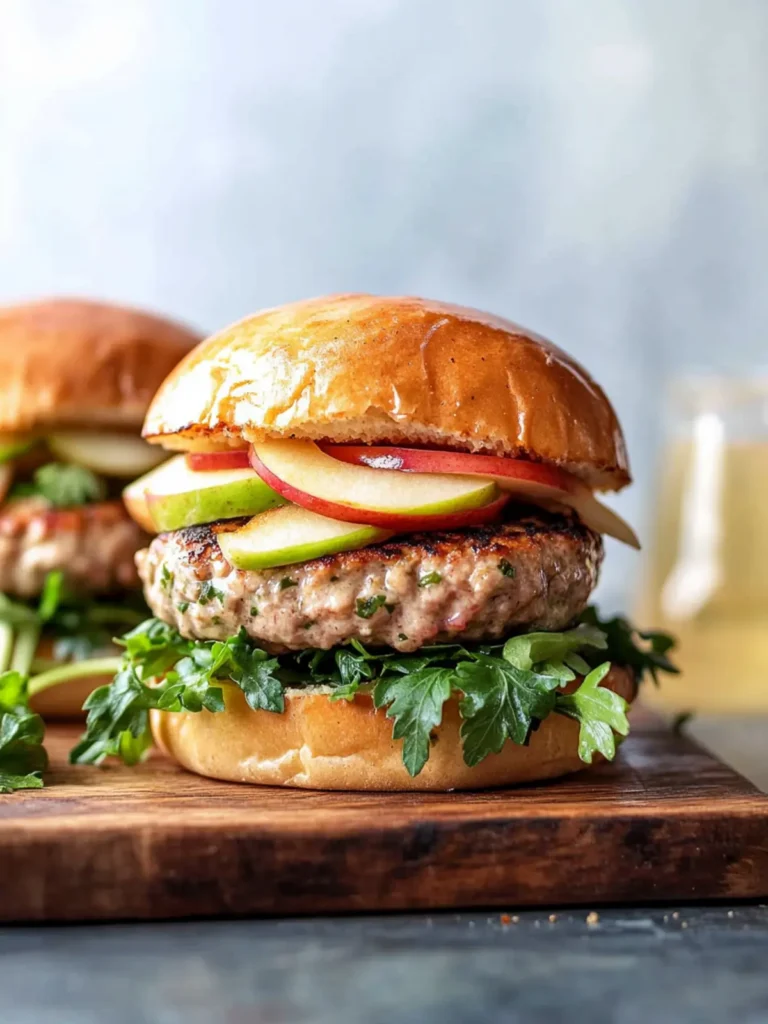 Apple Turkey Burgers