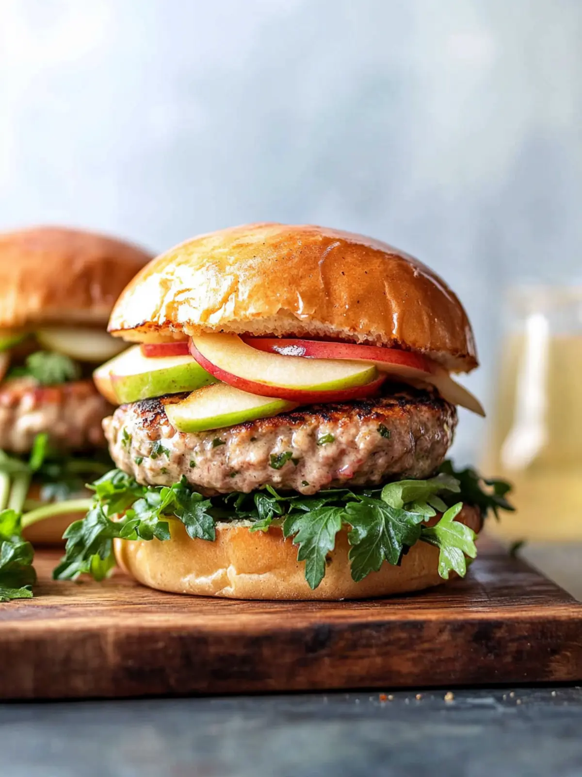 Apple Turkey Burgers