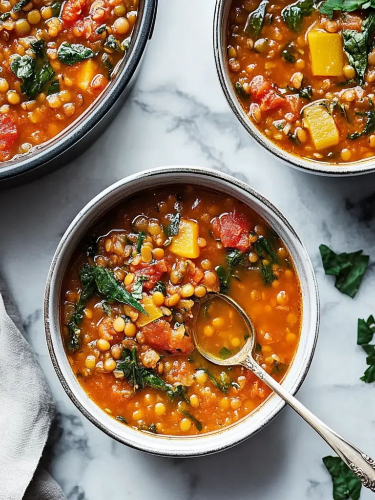 Mediterranean Lentil Soup