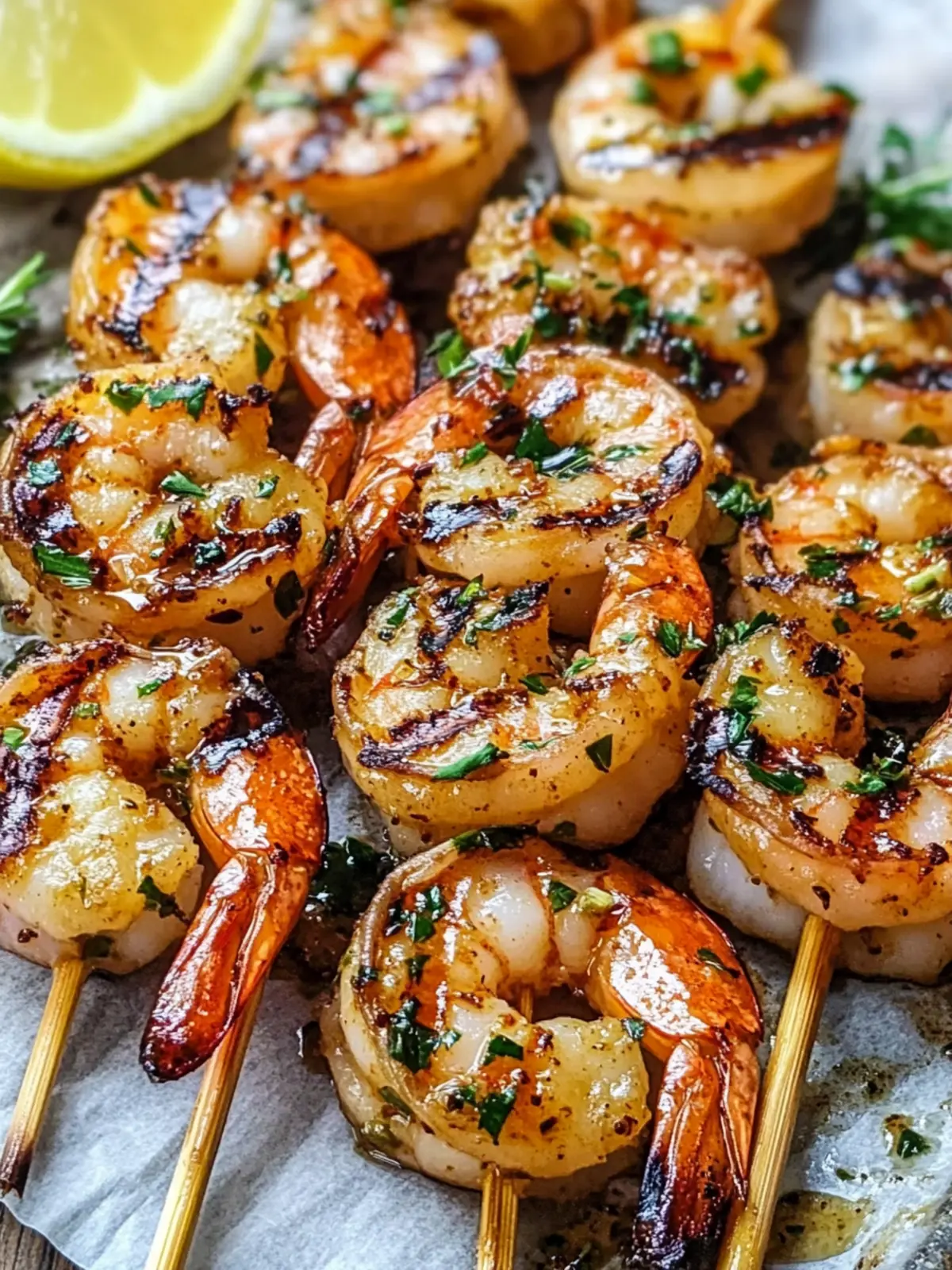 Savory Garlic Butter Grilled Shrimp Skewers Easy Recipe for Perfect BBQ
