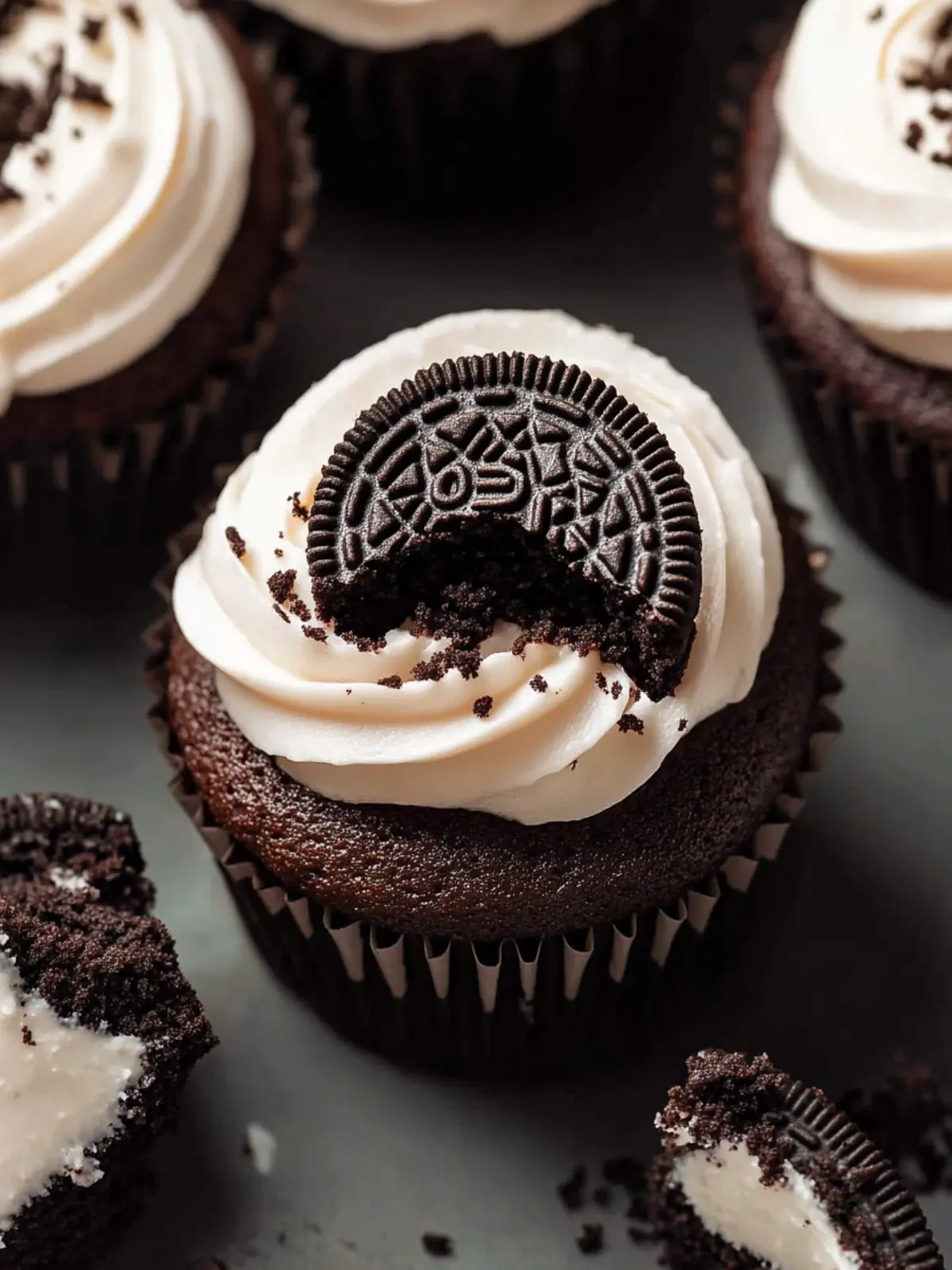 Hi-Hat Oreo Cupcakes
