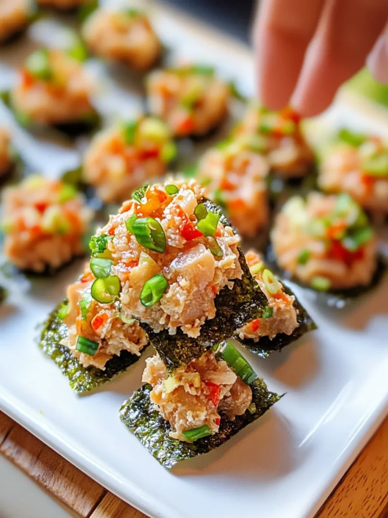 Spicy Tuna Salad Bites