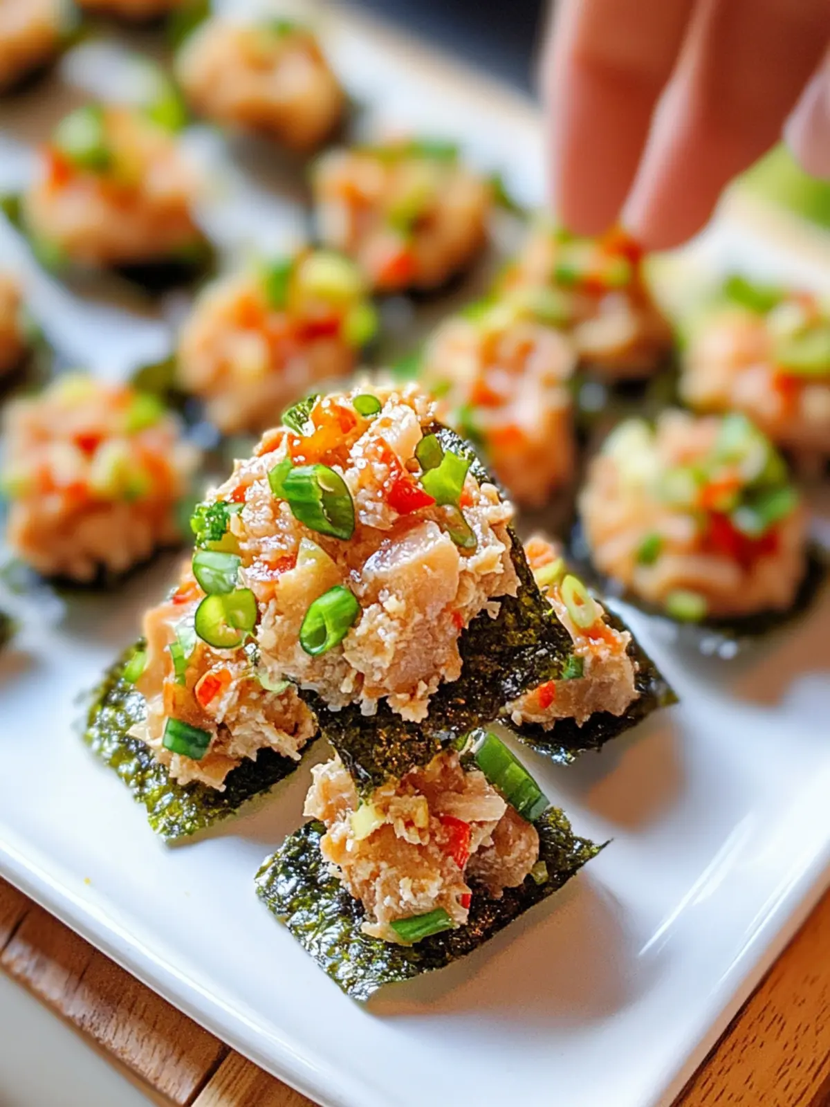Spicy Tuna Salad Bites