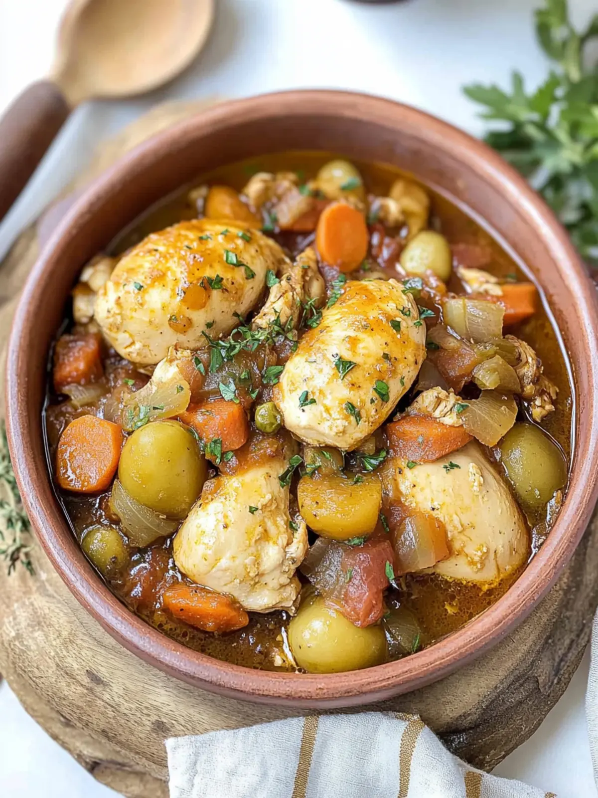Delicious Spanish Chicken Stew Recipe (Pollo Guisado)