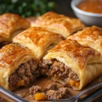 4-ingredient beef crescent squares