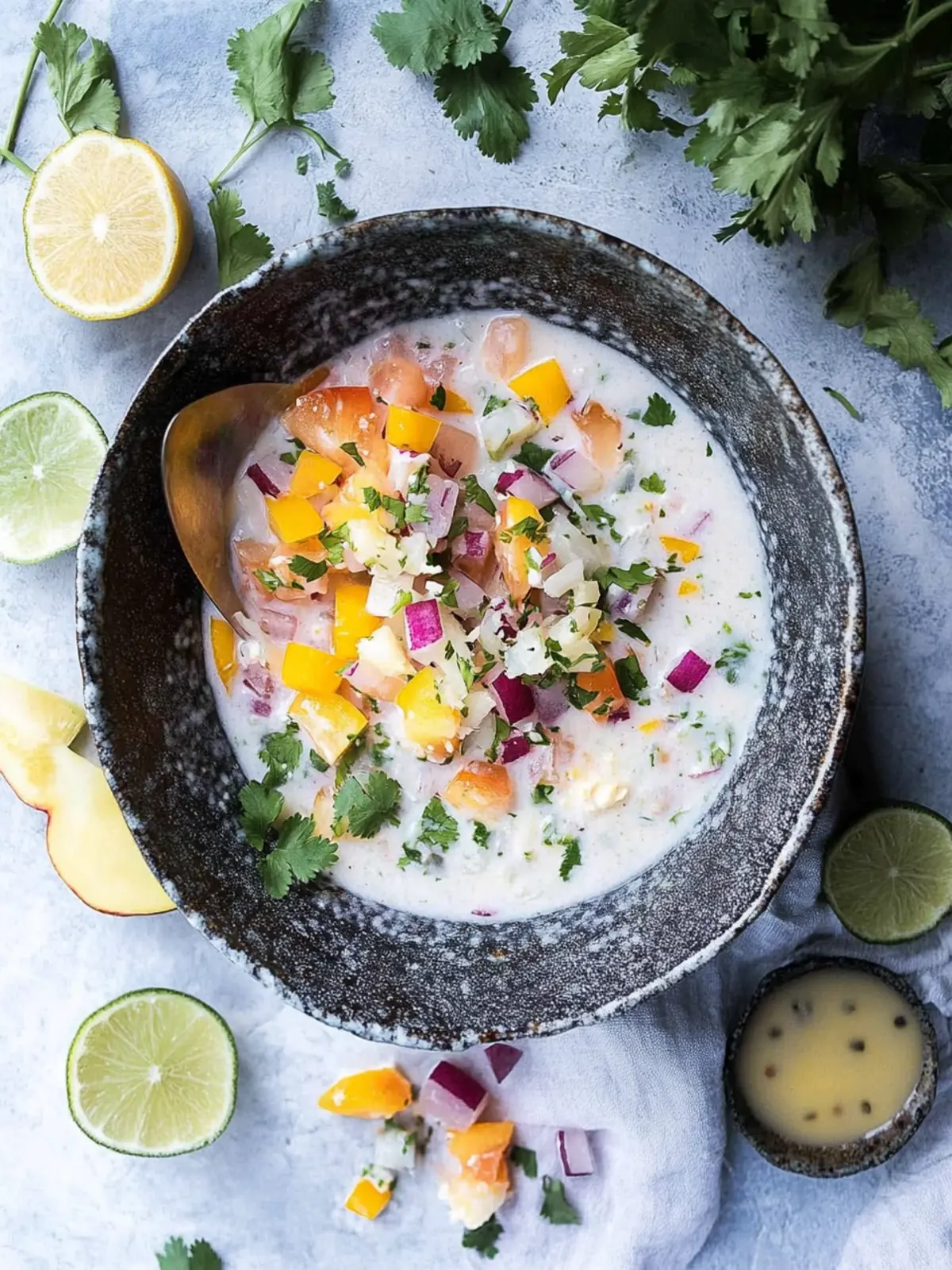 Tropical Coconut Milk Ceviche