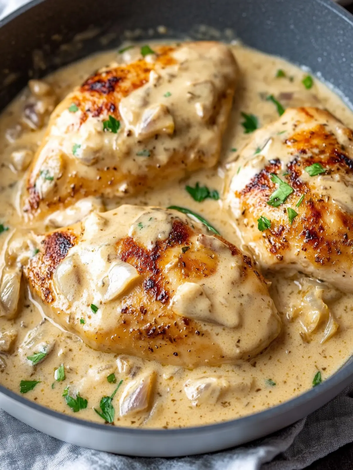 Whole30 Creamy Garlic Chicken (Dairy Free, Paleo)