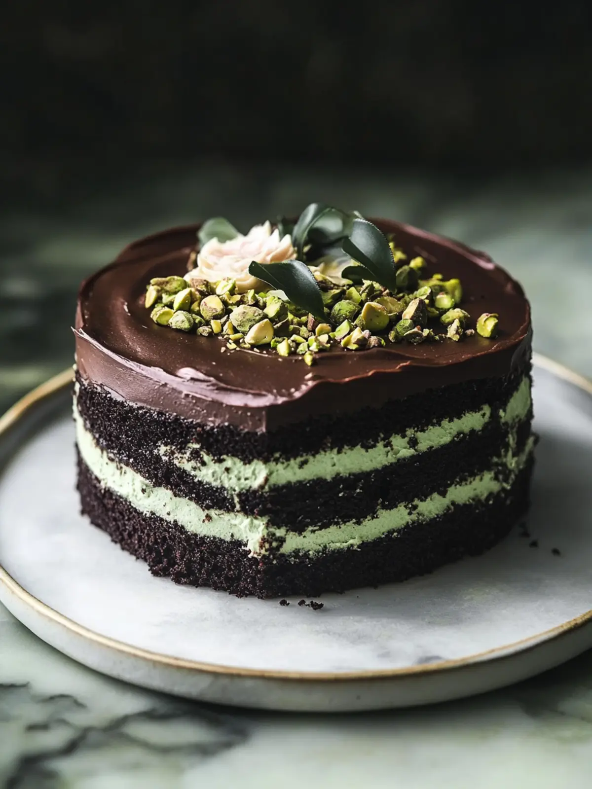 Chocolate Pistachio Cake