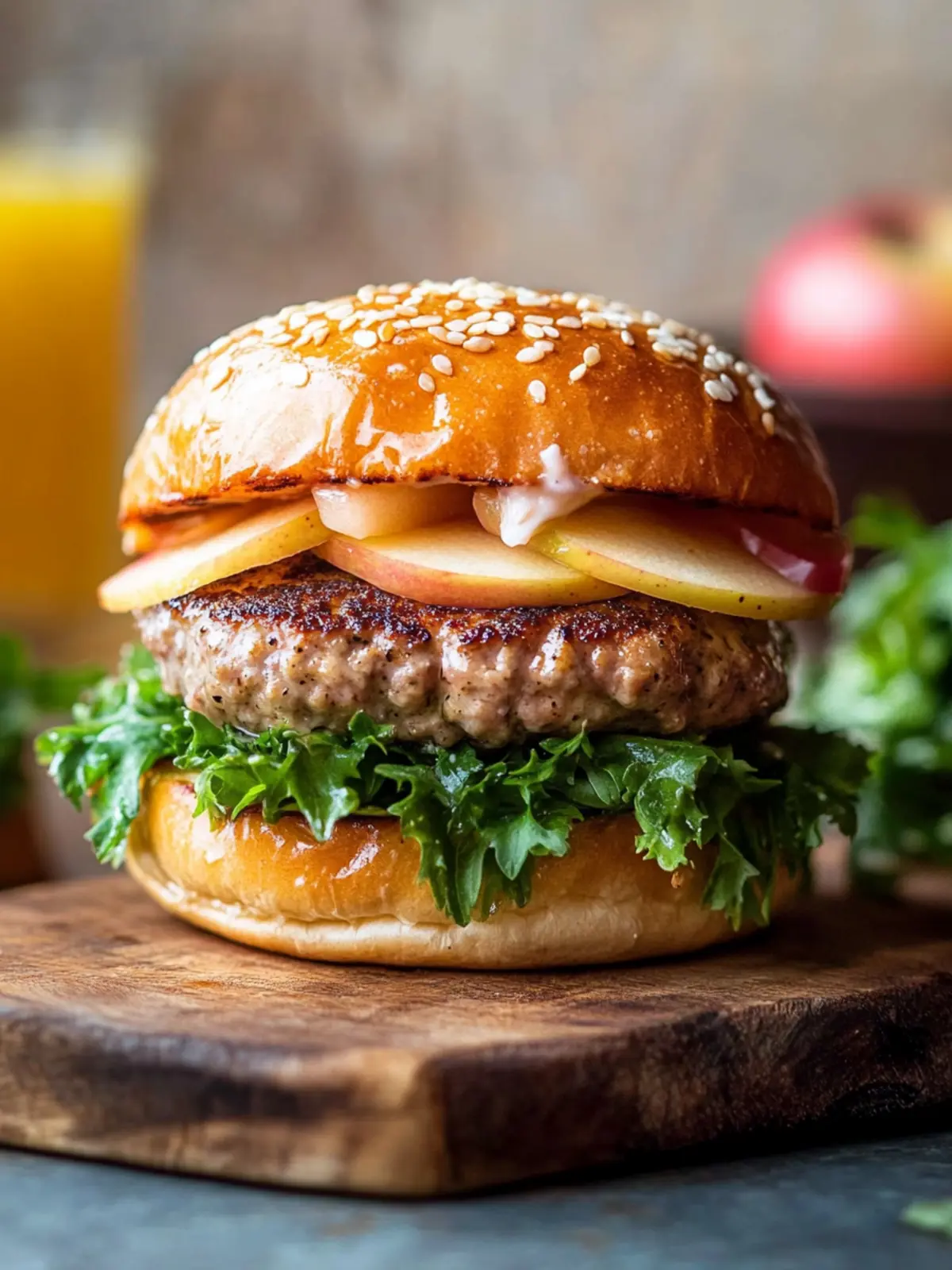 Apple Turkey Burgers
