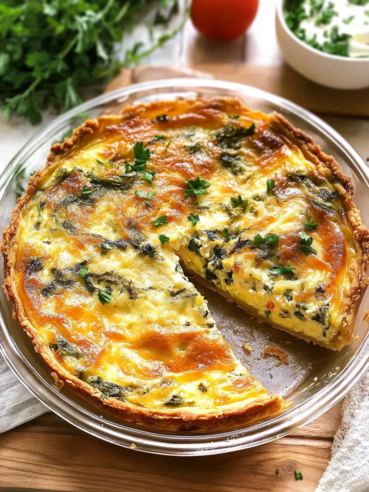 Crustless Quiche