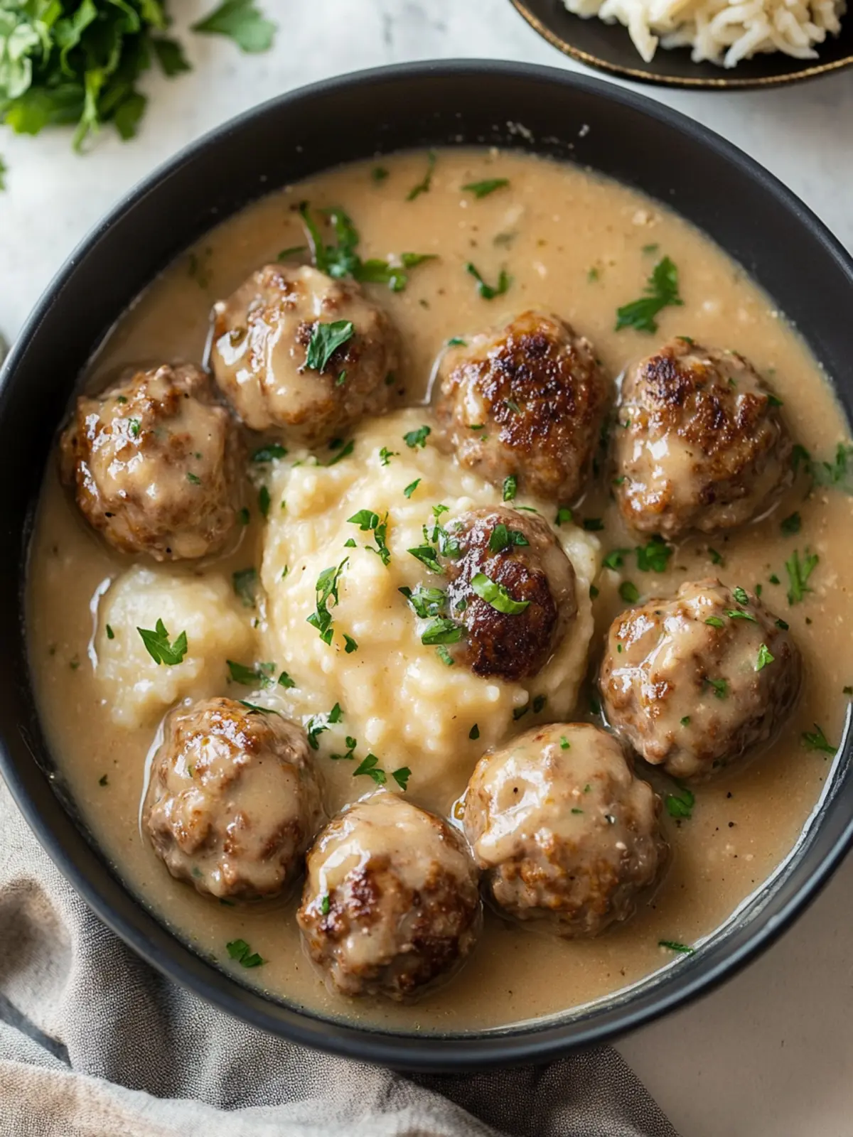 Whole30 Swedish Meatballs with Gravy (Paleo, Gluten Free)