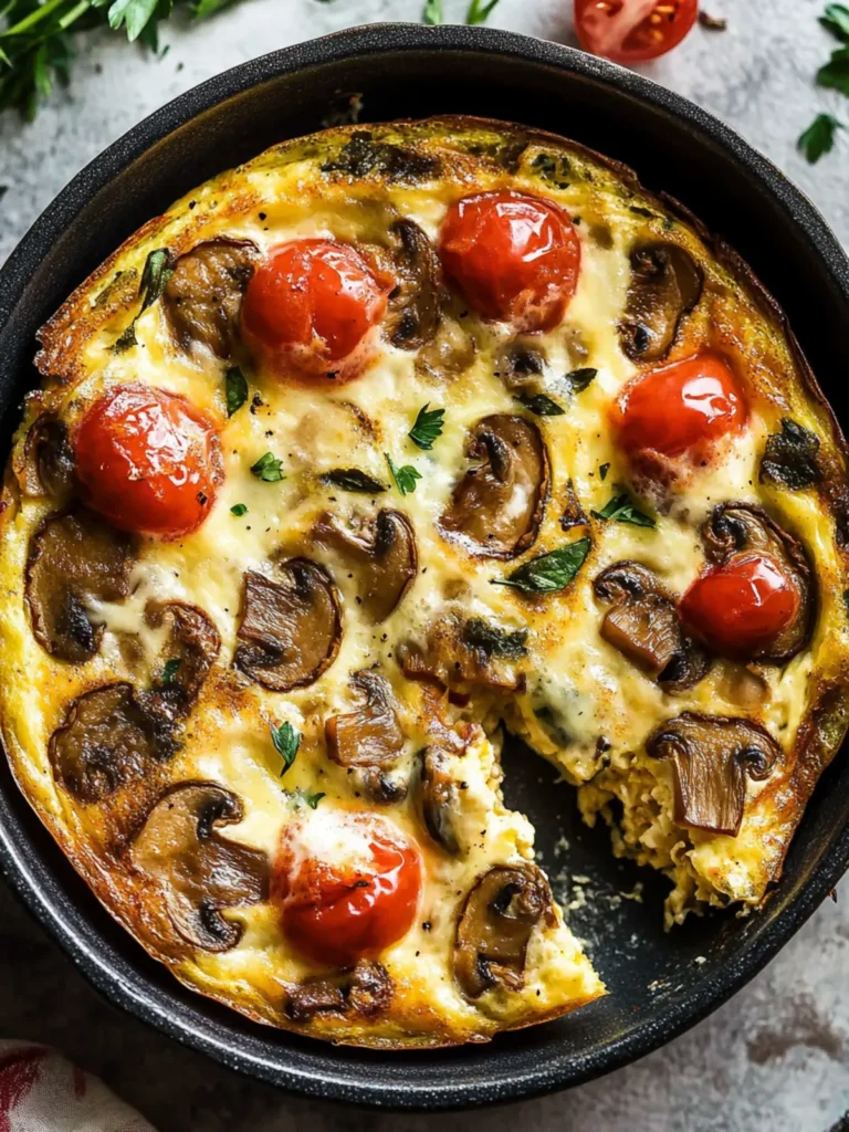 Mushroom Frittata
