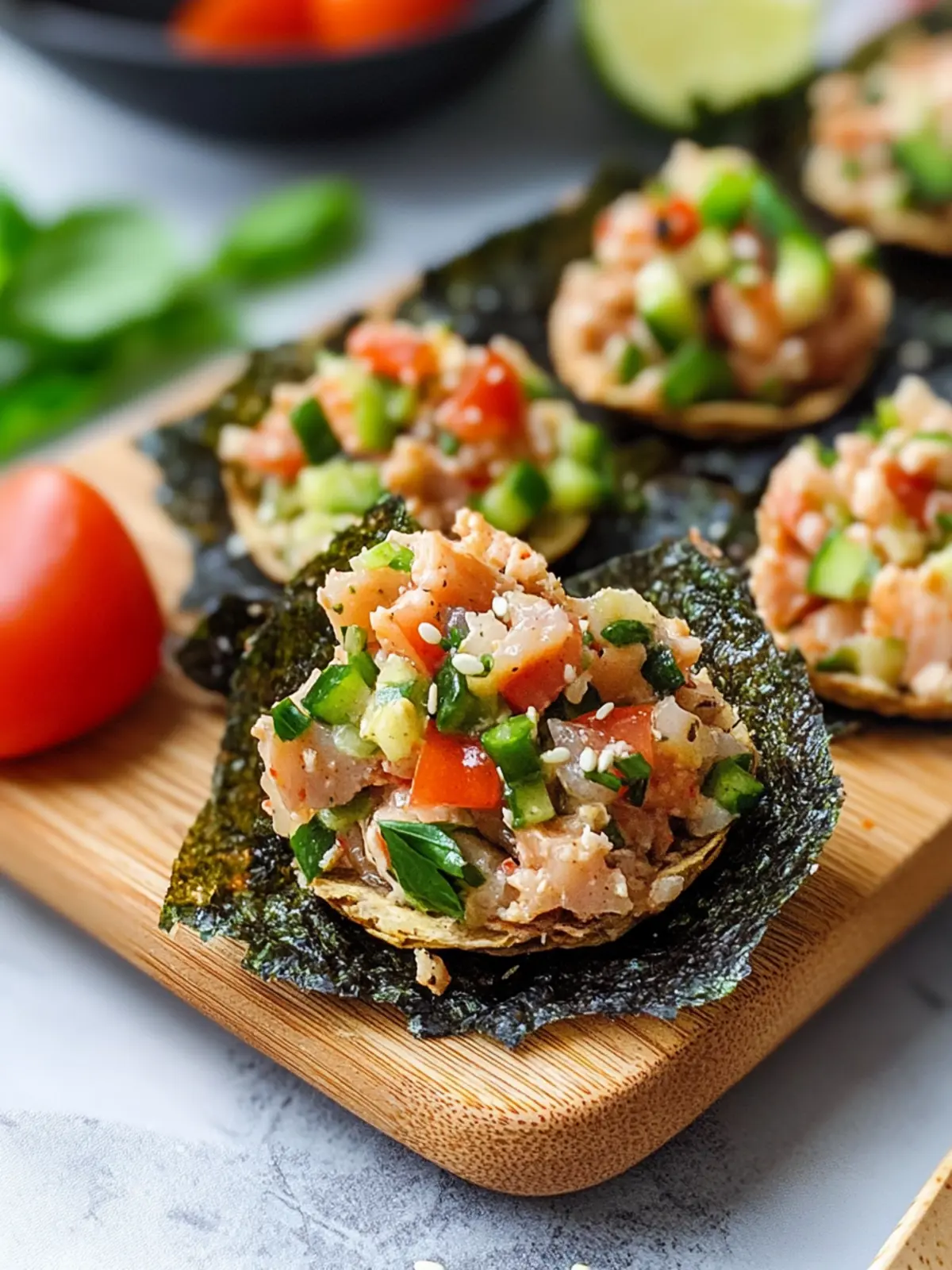 Spicy Tuna Salad Bites