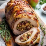 Apple & Bacon Stuffed Pork Loin