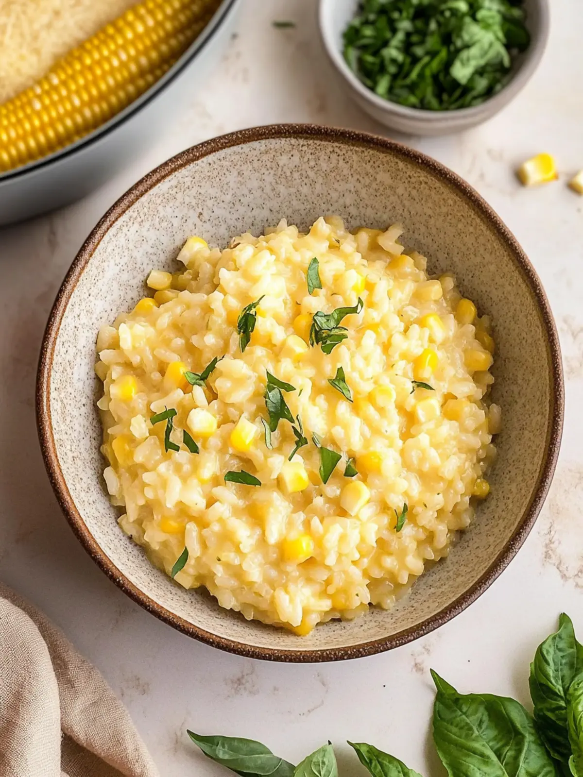 Sweet Corn Risotto