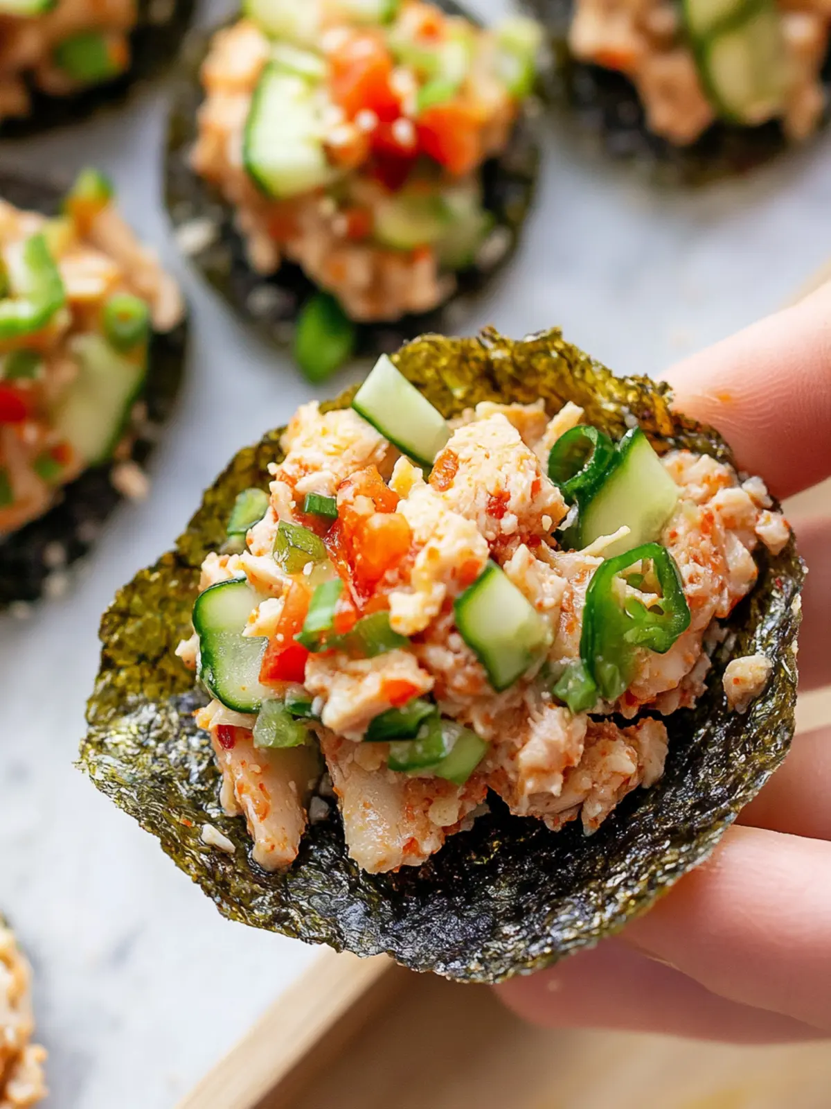 Spicy Tuna Salad Bites