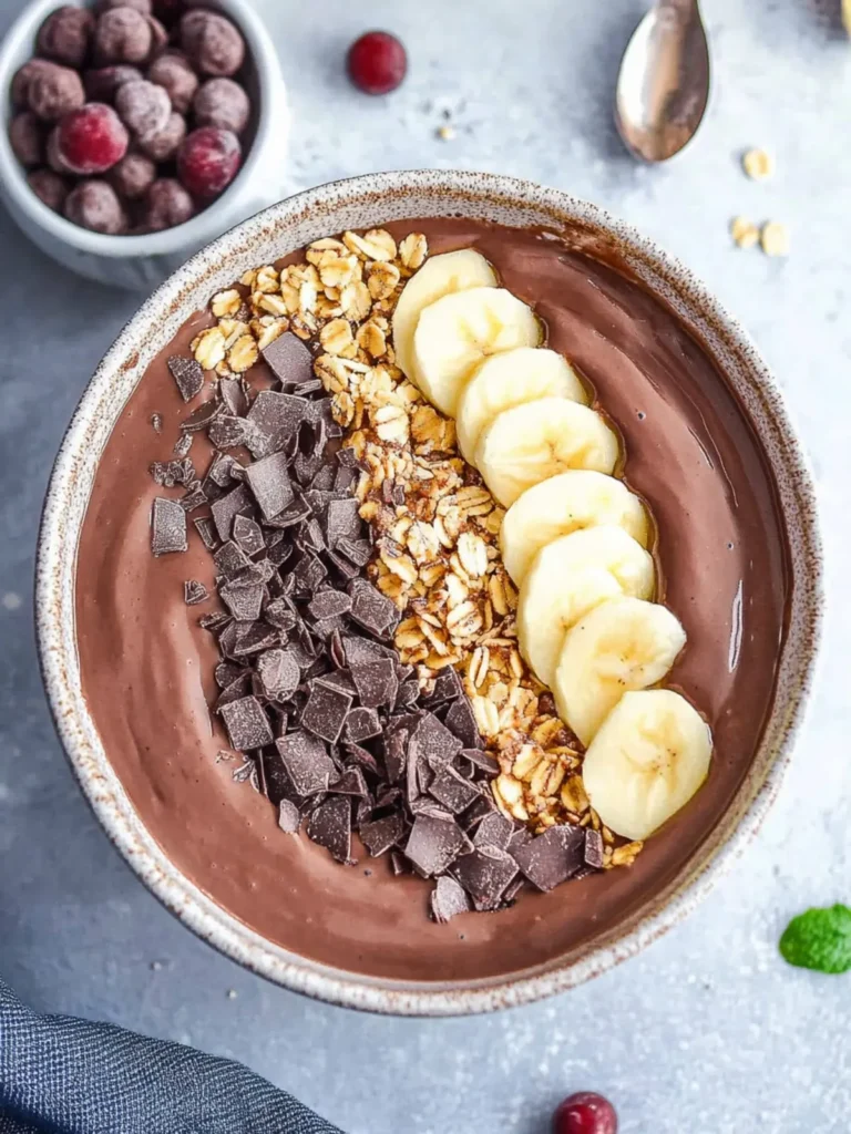 Nutella Smoothie Bowl