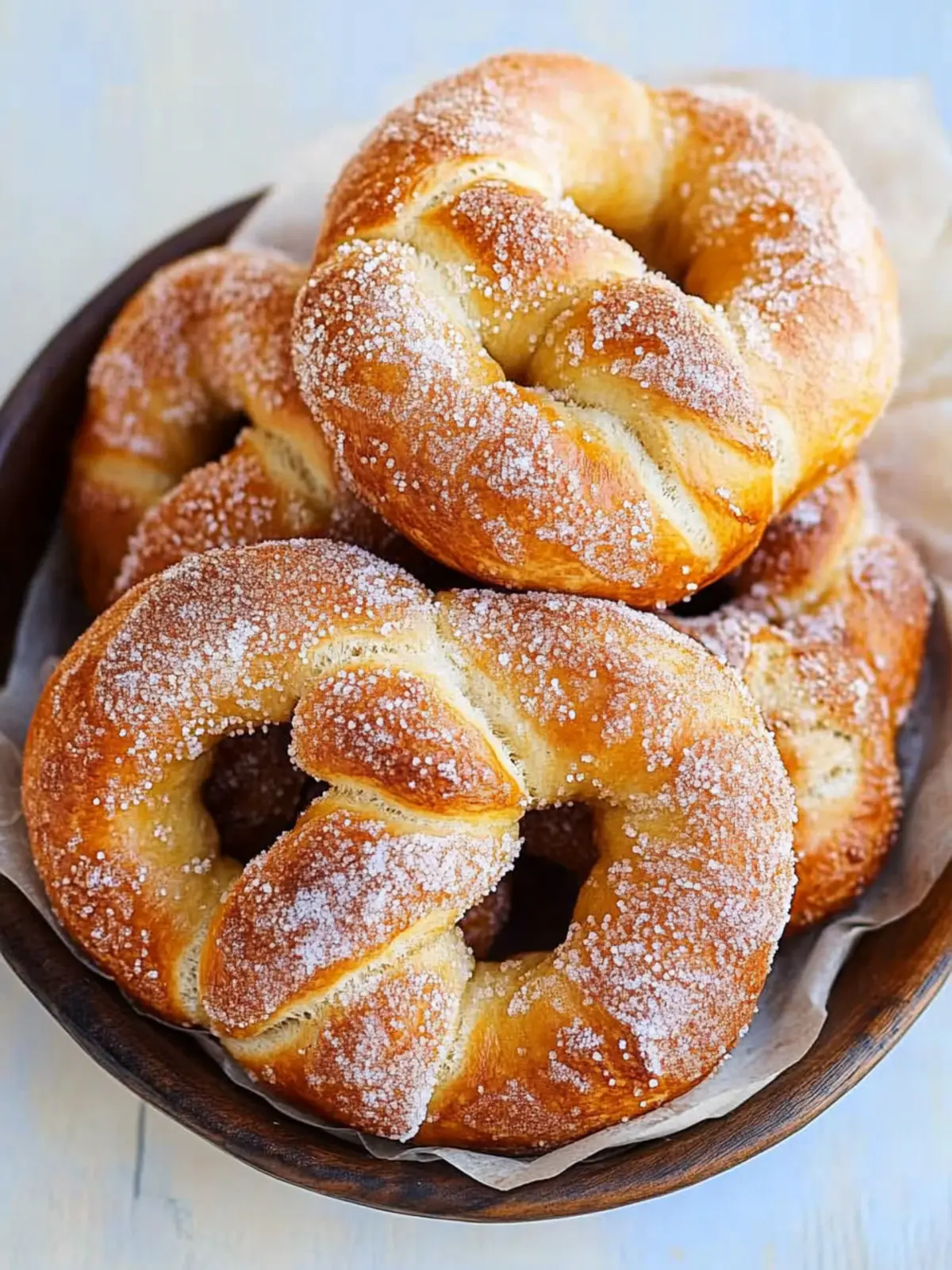 Cinnamon Sugar Soft Pretzels Recipe