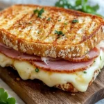 Easy Homemade French Ham & Cheese Sandwich