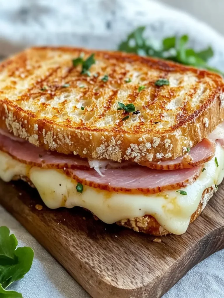 Easy Homemade French Ham & Cheese Sandwich