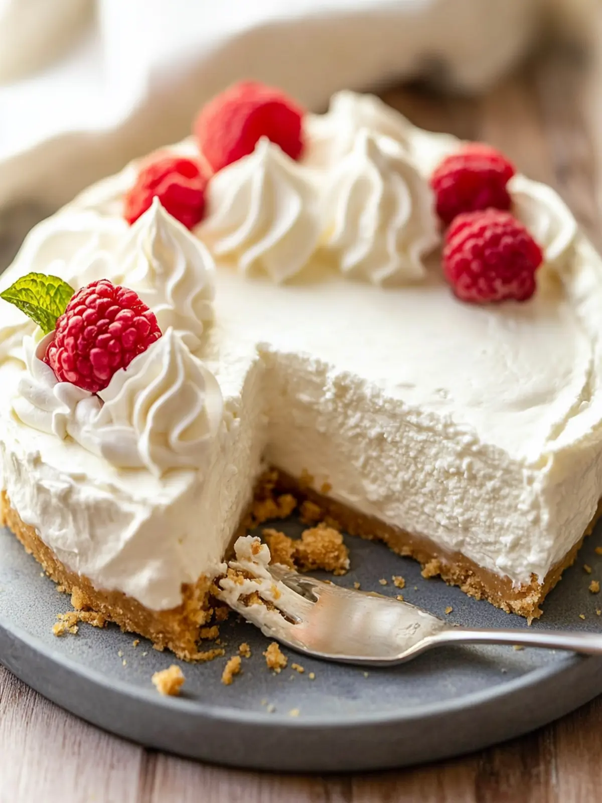 3 Ingredient No Bake Cheesecake (Easiest Cheesecake In The World)