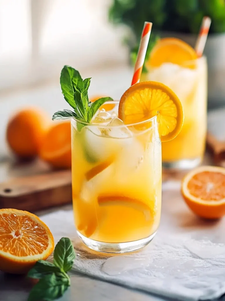 Fresh Orange Lemonade (Orangeade) 4-Ingredient Summer Drink