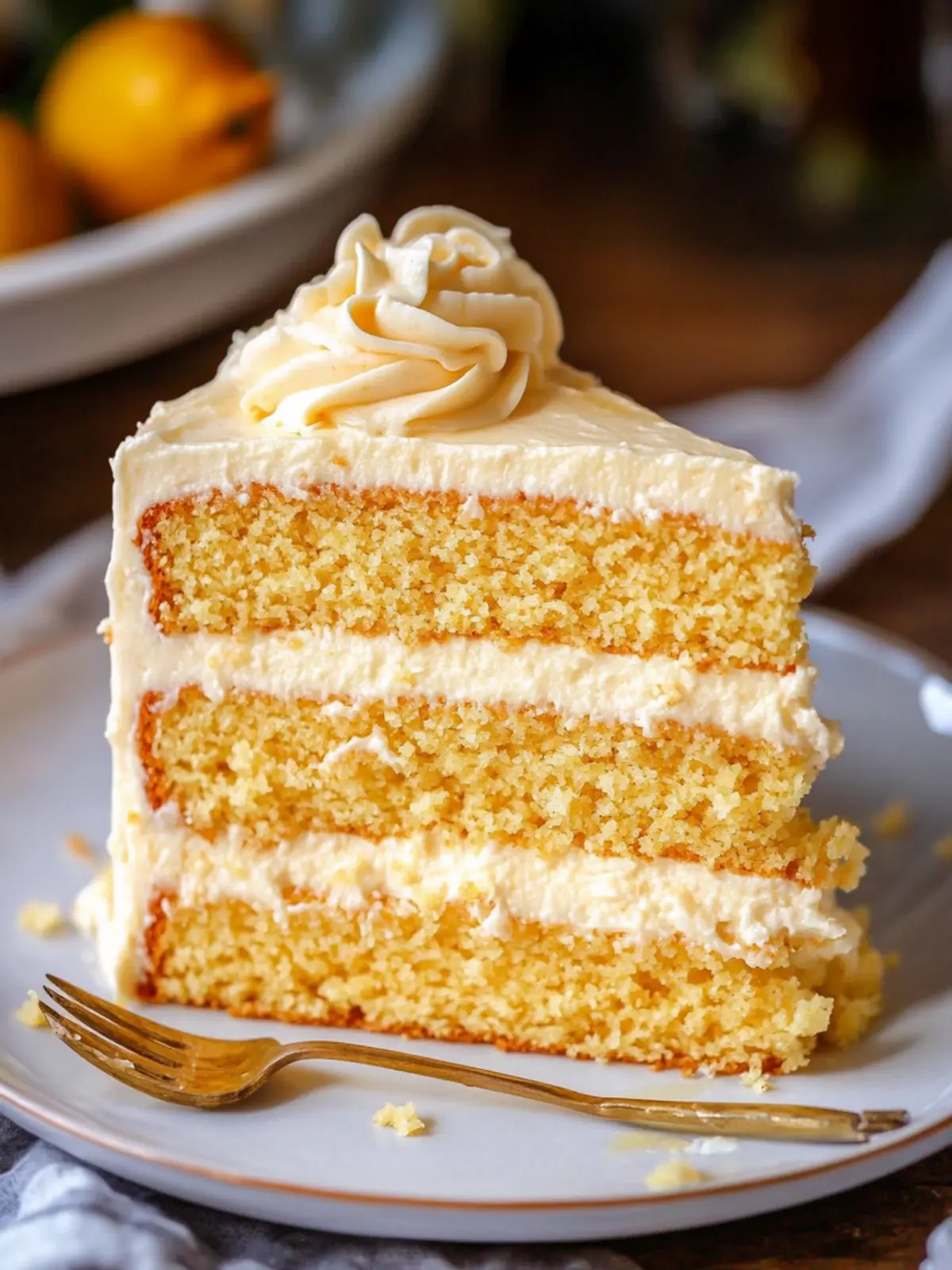 Layered Cornbread Cake with Whipped Honey Butter Frosting