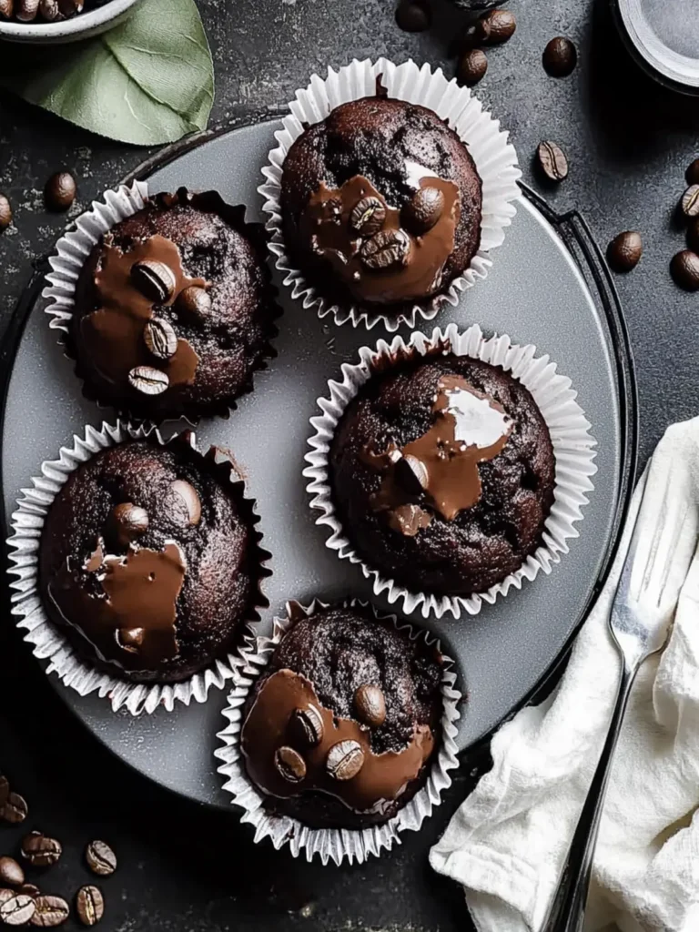 Double Chocolate Espresso Muffins