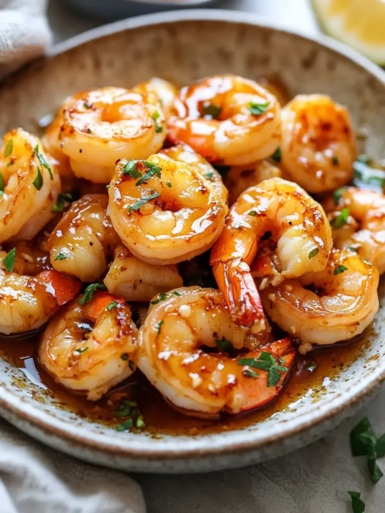 10 Minute Honey Garlic Shrimp