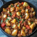 Hearty One-Skillet Ground Turkey Potato Recipe Easy Perfect Dinner Idea