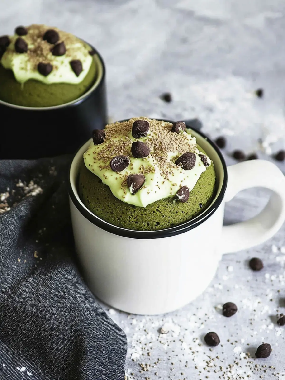 Keto Matcha Mug Cake