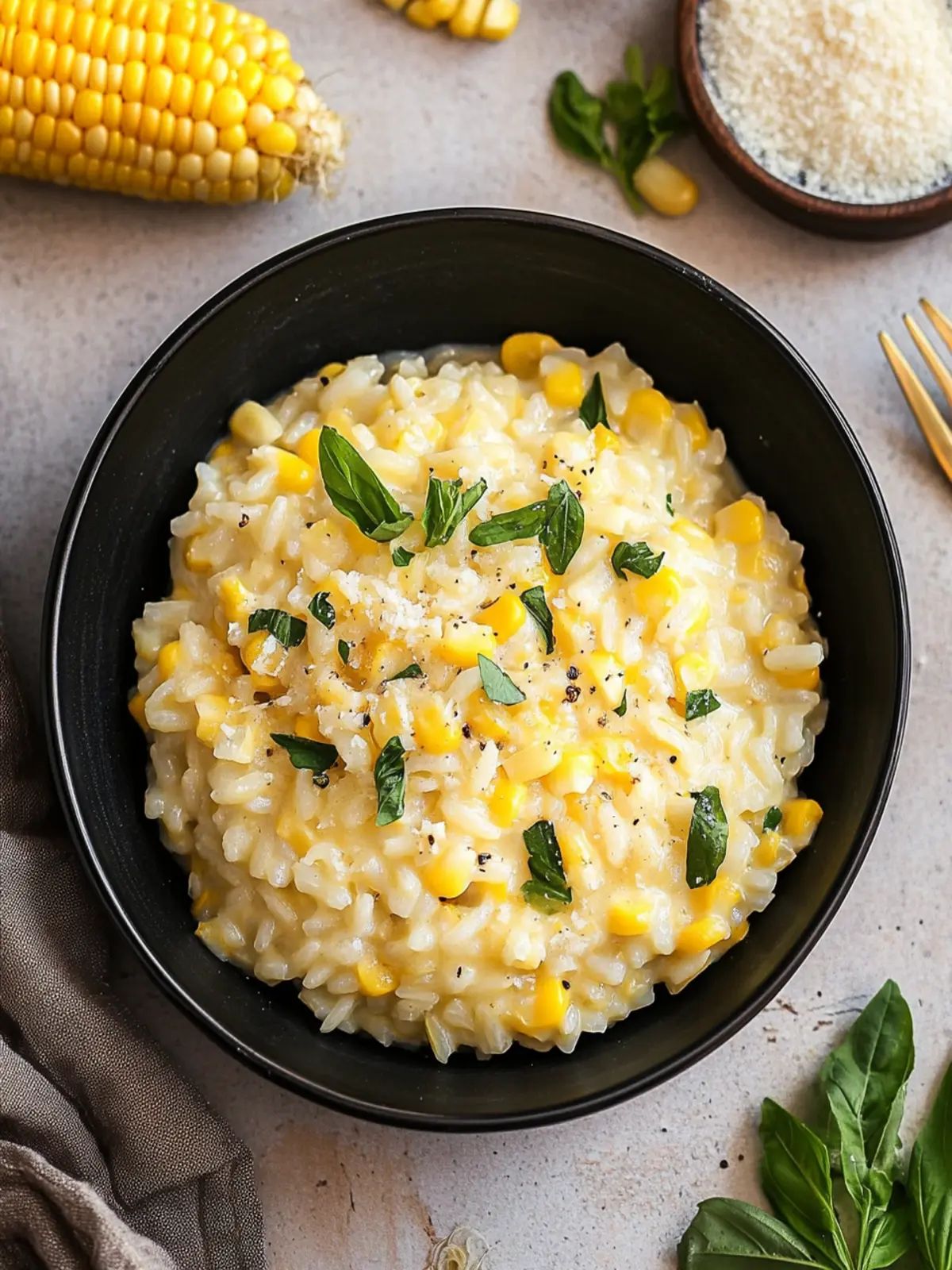Sweet Corn Risotto